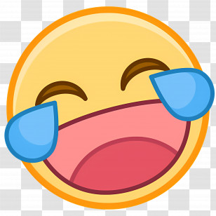 Laughing Emoji - Laughing Face Emoji With Tears Of Joy Transparent PNG