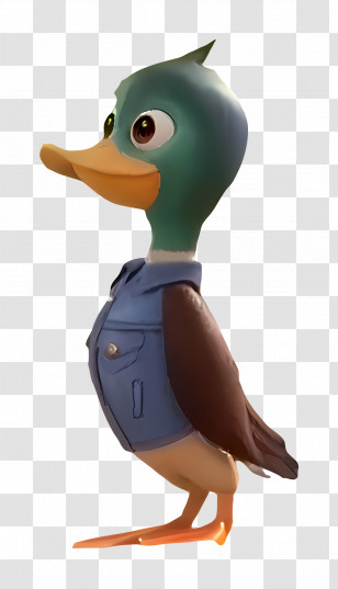 Paw Patrol - Stylish Duck In Jacket Transparent PNG