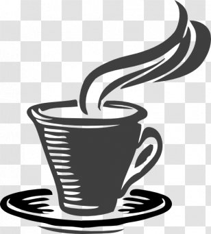White Coffee Tea Cup Clip Art - Beverages Transparent PNG