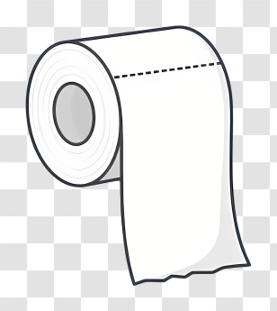 Toilet Tissue - Toilet Paper Roll Illustration Transparent PNG