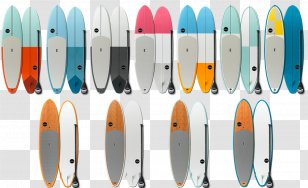 Surfboard Font - Surfing Equipment And Supplies - Bamboo Board Transparent PNG