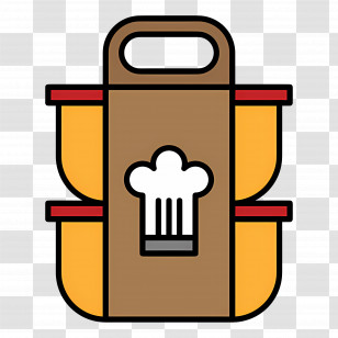 Food Box - Chef Lunch Box Transparent PNG