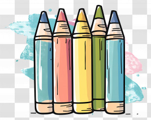 Crayons - Colorful Crayons For Art And Creativity Transparent PNG
