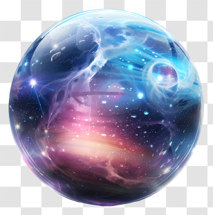Amazing Icon - Galactic Cosmic Sphere Illustration Transparent PNG