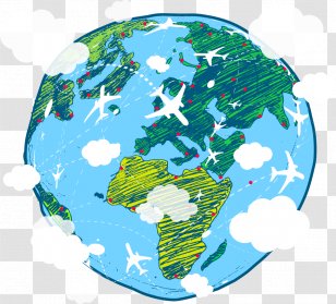 Earth Vector Graphics Image Illustration Cartoon - Globe Transparent PNG