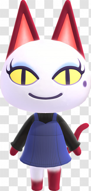 Olivia - White Cat Character From Animal Crossing Transparent PNG