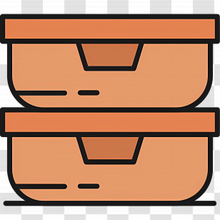Food Box - Stacked Food Storage Containers Transparent PNG