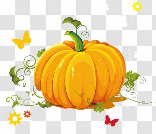 Cucurbita Pepo Calabaza Pumpkin Pie Clip Art - Food - Cartoon Illustration Vector Material Transparent PNG