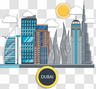 Vector Technologies Co LLC Dubai - Diagram - IT Solutions Euclidean VectorDubai City Construction Transparent PNG