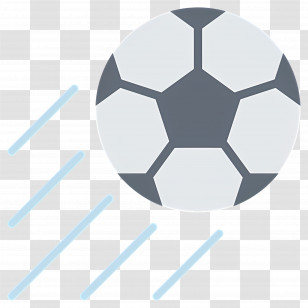 Football Logo - Soccer Ball In Motion Transparent PNG