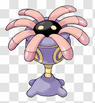 Lileep - Purple Plant Creature With Tentacles Transparent PNG