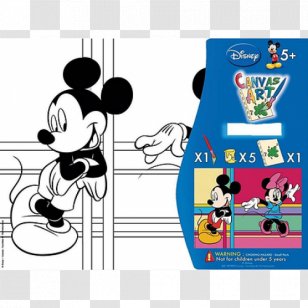 Canvas Schilderset Kind Prinses Disney Princess Paint Your Own Blejtram Podobrazie - Material - Educa Puzzle Baby Mickey Transparent PNG