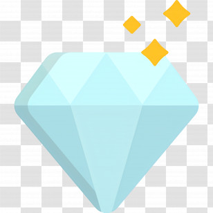 Blue Diamond - Shiny Blue Diamond Graphic Transparent PNG