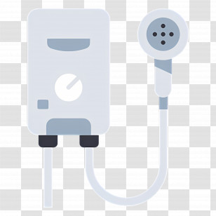 Water Heater - Modern Water Heater With Shower Head Transparent PNG