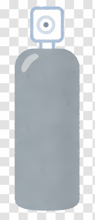 Spray - Metal Gas Cylinder Transparent PNG