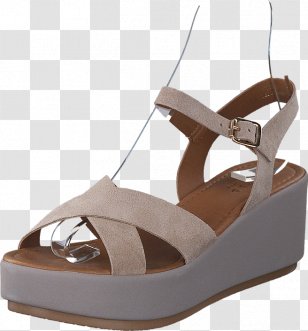 Suede High-heeled Shoe Footwear Sandal - Walking - Leather Elephant Skin Transparent PNG
