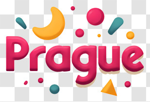 Prague - Prague Colorful Logo Transparent PNG
