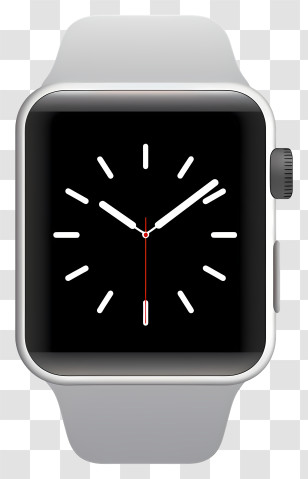 Apple Watch - Smartwatch With Classic Clock Face Transparent PNG