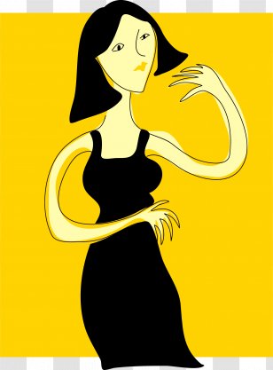 Distortion Comics Woman Clip Art - Heart Transparent PNG