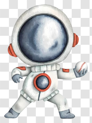 Astronaut - Friendly Astronaut Waving Transparent PNG