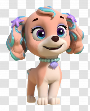 Paw Patrol - Playful Cartoon Dog Character Transparent PNG