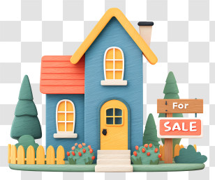 House For Sale - Charming House For Sale Illustration Transparent PNG