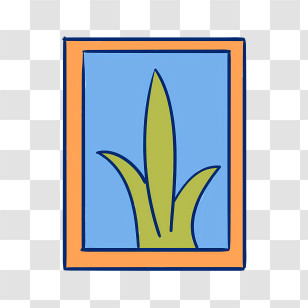 Icon - Framed Plant Picture Transparent PNG
