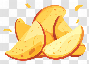 Chips - Crispy Potato Chips Transparent PNG
