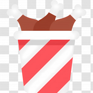 Chicken Food - Bucket Of Fried Chicken Transparent PNG