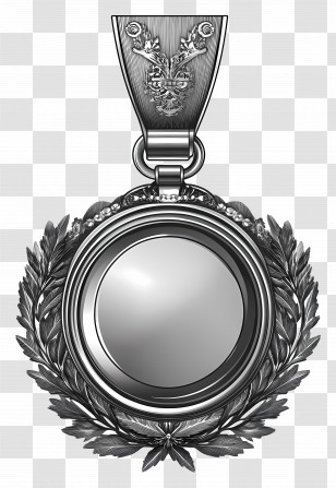 Silver Medal - Silver Medal Illustration Transparent PNG