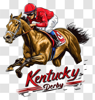 Kentucky Derby - Kentucky Derby Horse Racing Transparent PNG