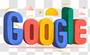 Google - Google Logo Design Transparent PNG