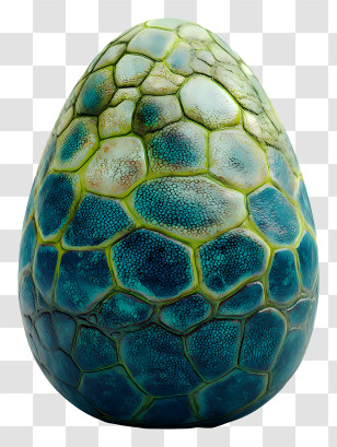 Dinosaur Egg - Blue Dragon Egg Transparent PNG
