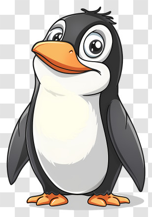 World Penguin Day - Cartoon Penguin Illustration Transparent PNG
