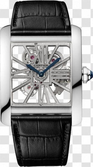 Cartier Tank Watch Movement Caliber - Strap Transparent PNG