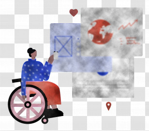 Wheel Chair People Transparent PNG