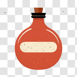 Health Bottle - Round Spice Jar Illustration Transparent PNG