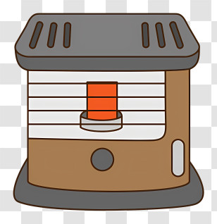 Cartoon - Cozy Electric Heater Transparent PNG