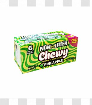 Now And Later Candy Apple Lemonade Blue Raspberry Flavor - Lemon Transparent PNG