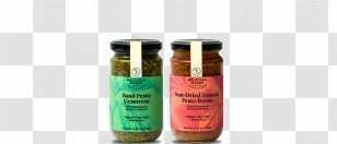 Pesto Italian Cuisine Sun-dried Tomato Flavor Basil - Fish Sauce Transparent PNG