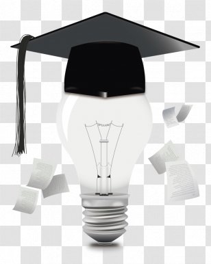 Doctorate Bachelors Degree T-shirt - Dr. Cap Lamp Transparent PNG