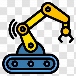 Robotic Arm - Modern Robotic Arm Icon Transparent PNG