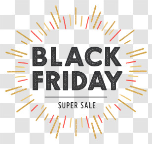 Black Friday Super Sale - Black Friday Super Sale Badge Transparent PNG
