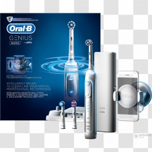 Electric Toothbrush Oral-B Genius 8000 9000 - Oralb Transparent PNG