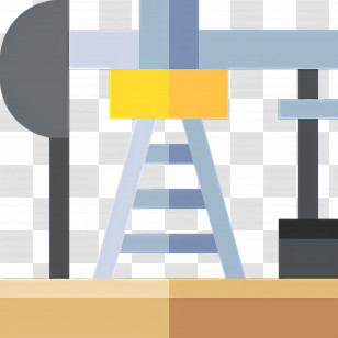 Oil Derrick - Industrial Oil Pump Illustration Transparent PNG