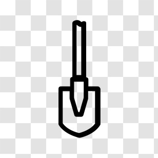 Gardening Tools Icon - Gardening Shovel For Digging Transparent PNG