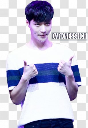 Yixing Zhang EXO The Lost Planet LOVE ME RIGHT - Purple - Shoulder Transparent PNG