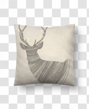 Deer Art Canvas Poster Printmaking - Stag Transparent PNG