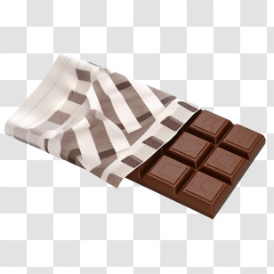 Milk Chocolate - Chocolate Bar With Wrapping Transparent PNG