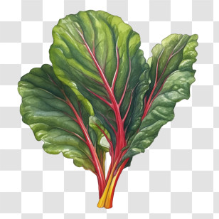 Swiss Chard
 - Fresh Green Chard Leaves Illustration Transparent PNG